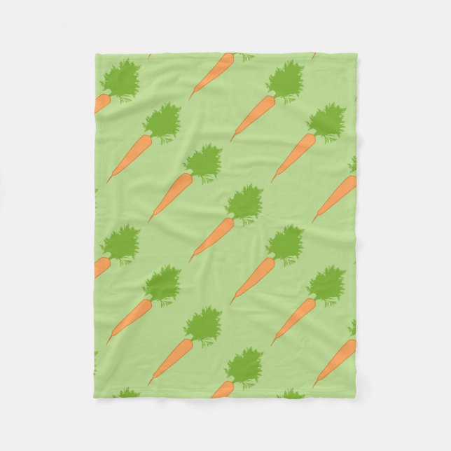 Orange Carrots Anpassningsbar Fleece Blanket (Framsidan)