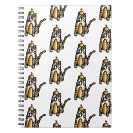 Orange Cat Anteckningsbok