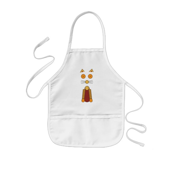 ORANGE CAT BARNFÖRKLÄDE (Framsidan)