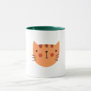 Orange Cat Cute Funny Mugg
