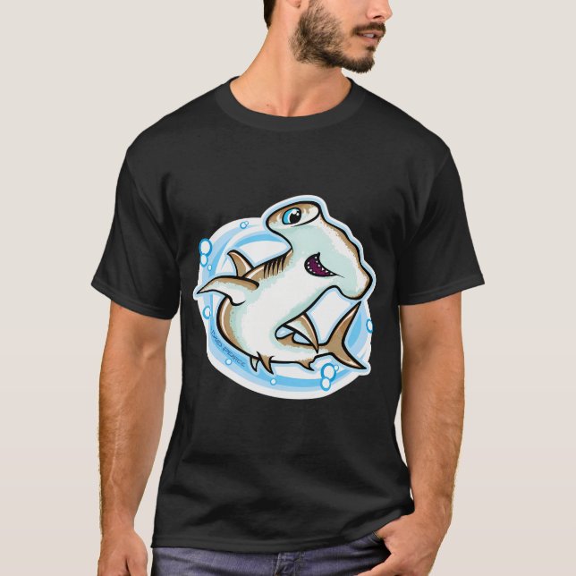 Orange Cat fiskar T Shirt (Framsida)