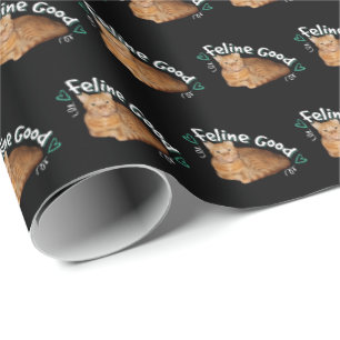 Orange Cat - Kattdjur Bra Pun Presentpapper