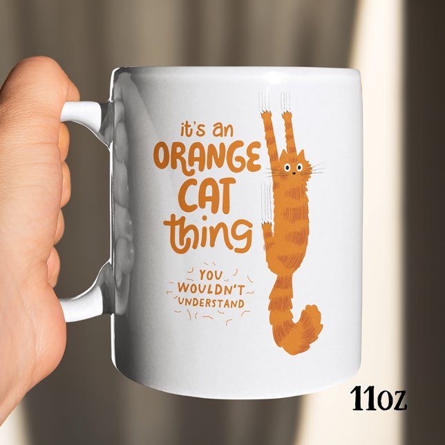 Orange Cat Lover Det är en Orange Cat Sak Kaffemugg (Skapare uppladdad)