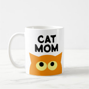Orange Cat Mamma kaffepresentant mugg för husdjurs