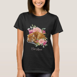 Orange Cat Mamma vackra gåva till hennes T-skirt T Shirt