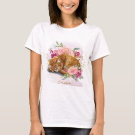 Orange Cat Mamma vackra gåva till hennes T-skirt T Shirt