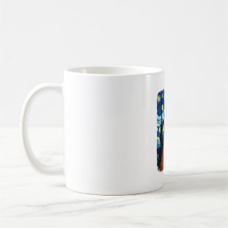 Orange Cat Selfie  Starry Night Cat Mom Cat Lovers Kaffemugg