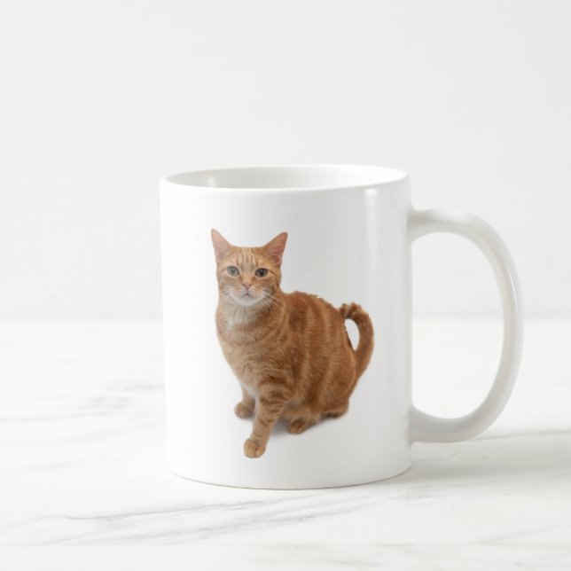 Orange Cat Ständiga Kaffemugg (Höger)