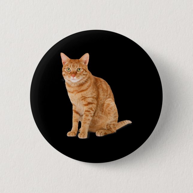 Orange Cat Tab Funny Cat Parody Cat Lover Gift Kit Knapp (Framsida)