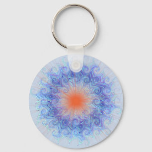 Orange Chakra nyckelring