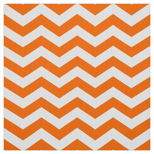 Orange Chevron Klädseltyg På Meter Tyg (Provkarta)