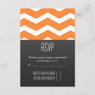 Orange Chevron OSA Kort