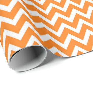 Orange Chevron Presentpapper