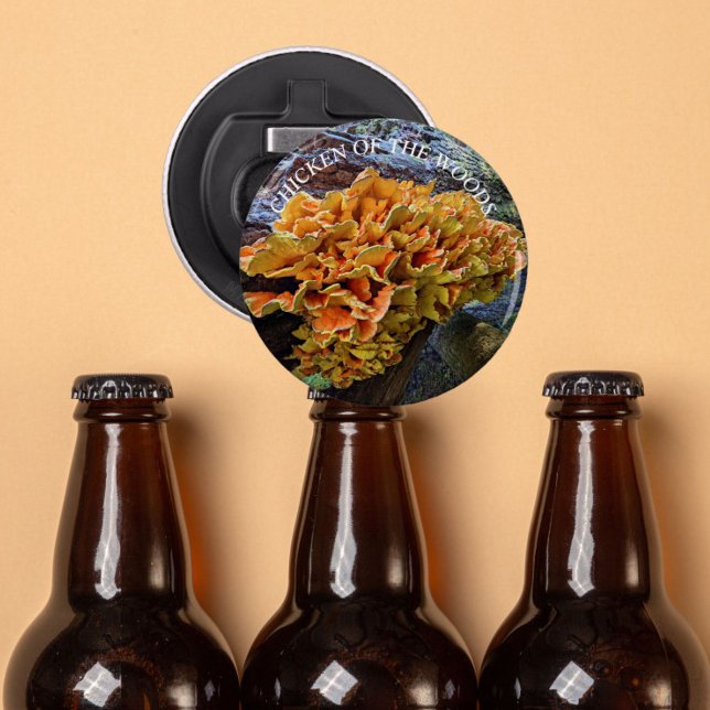 Orange Chicken vid Skogen Mushroom Flasköppnare (In Situ Beer Bottles)