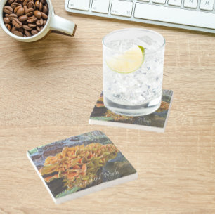 Orange Chicken vid Skogen Mushroom Stenunderlägg