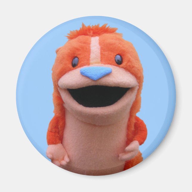 Orange Chipmunk Magnet (Framsidan)