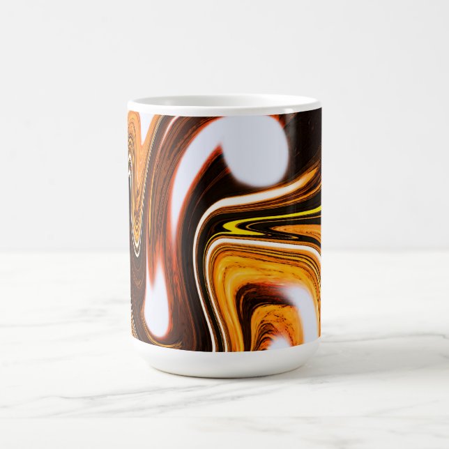 Orange choklad kaffemugg (Center)