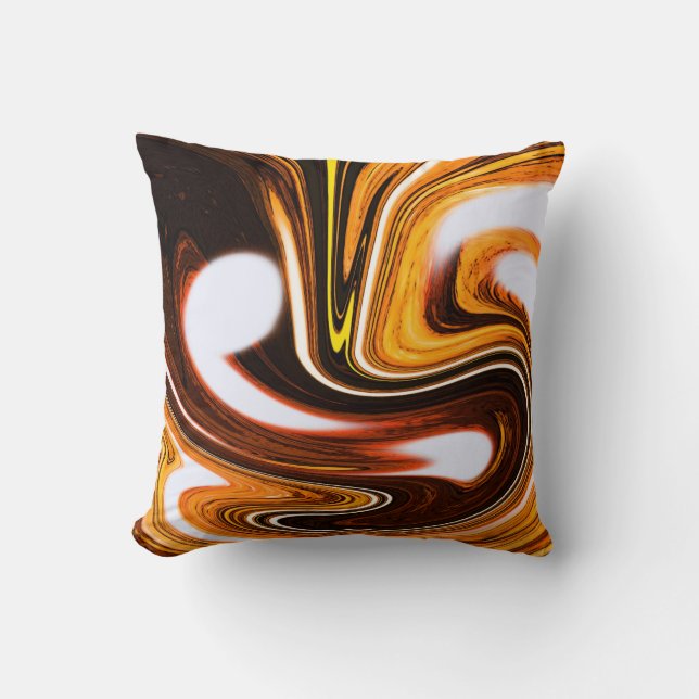 Orange choklad kudde (Framsida)