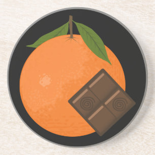 Orange chokladkustfartyg underlägg