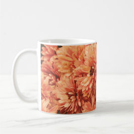 Orange Chrysanthemum Mugg