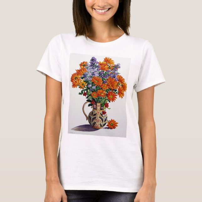Orange Chrysanthemums Tee (Framsida)