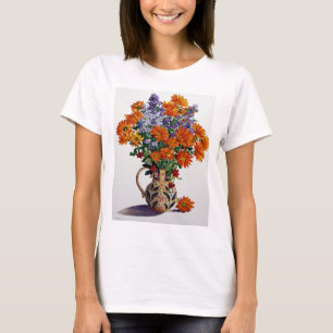 Orange Chrysanthemums Tee Shirt