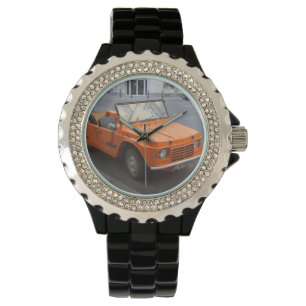 Orange Citroën Mehari Armbandsur