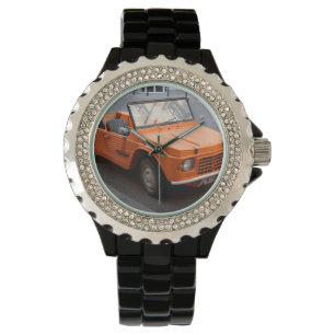 Orange Citroen Mehari Armbandsur