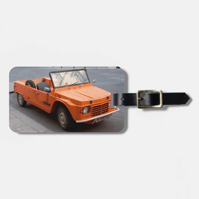 Orange Citroen Mehari Bagagebricka (Horisontell Framsida)