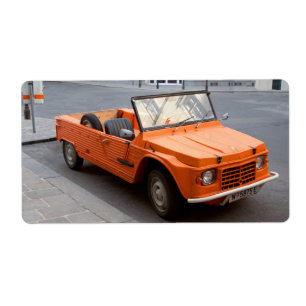Orange Citroen Mehari Fraktsedel
