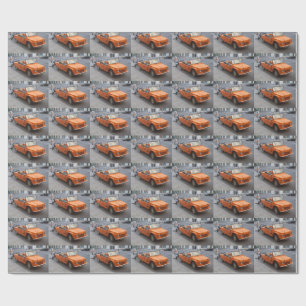 Orange Citroen Mehari Presentpapper