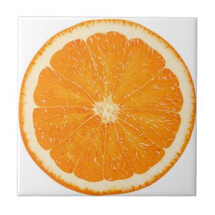 Orange citrubril kakelplatta