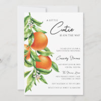 Orange Citrus Cutie på Way Baby Shower