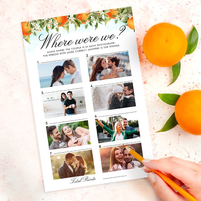 Orange Citrus där vi spelade några foton (Skapare uppladdad)