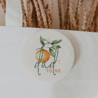Orange Citrus Little Cutie Baby Shower Pappa ska v