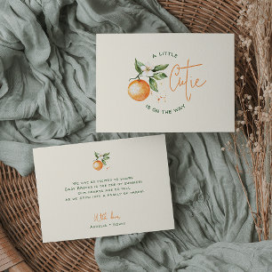 Orange Citrus Little Cutie Gravid Meddelande