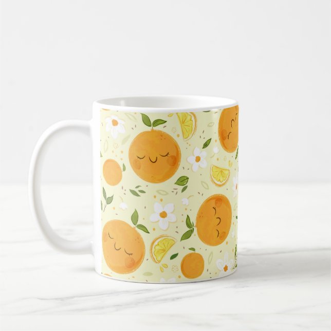 Orange Citrus Mugg (Vänster)
