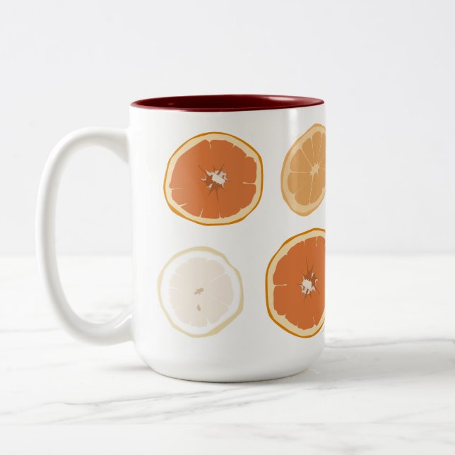 Orange Citrus Mugg (Vänster)