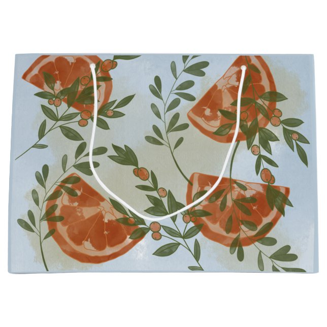 Orange Citrus och Greenery (Framsidan)