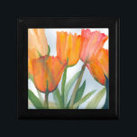 Orange Citrus Tulips Minnesask<br><div class="desc">Vattenfärgning av genomskinliga tulister av citrusfrukter av orange</div>