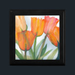 Orange Citrus Tulips Minnesask<br><div class="desc">Vattenfärgning av genomskinliga tulister av citrusfrukter av orange</div>