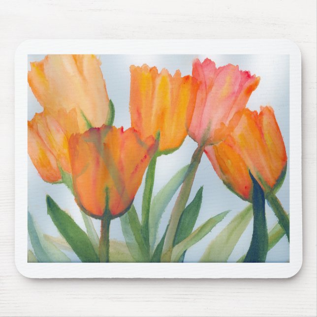 Orange Citrus Tulips Musmatta (Framsidan)
