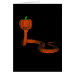 Orange Cobra Hälsningskort