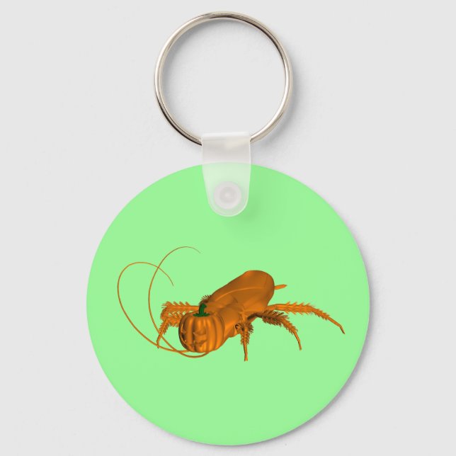 Orange Cockroach Nyckelring (Framsida)