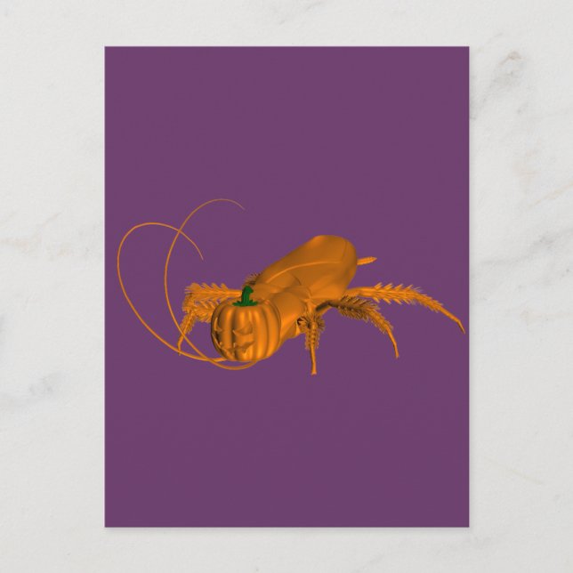 Orange Cockroach Vykort (Framsida)