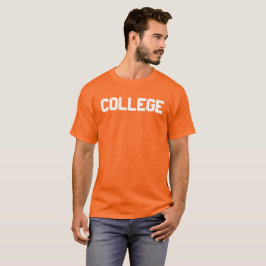 Orange College T Shirt