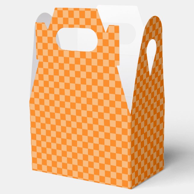 Orange Combination Checkerboard av Shirley Taylor Presentaskar (Öppnad)