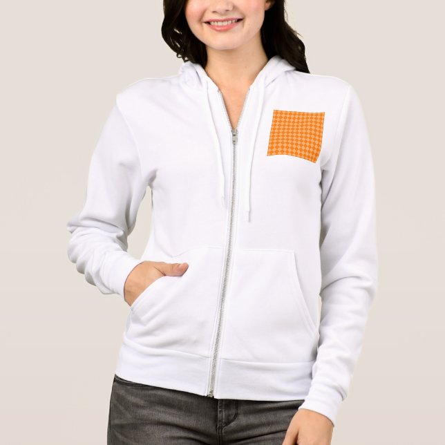 Orange Combination Diamond Mönster STaylor T-shirt (Framsida)