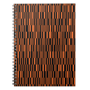 Orange, cool, trendig, modern geometrisk grafisk k anteckningsbok