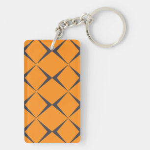 Orange, coola, enkel form, trendig, chevron-former
